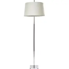 DISEÑO 3 - Lámpara de pie argus cromo 2 luces E27 40W.