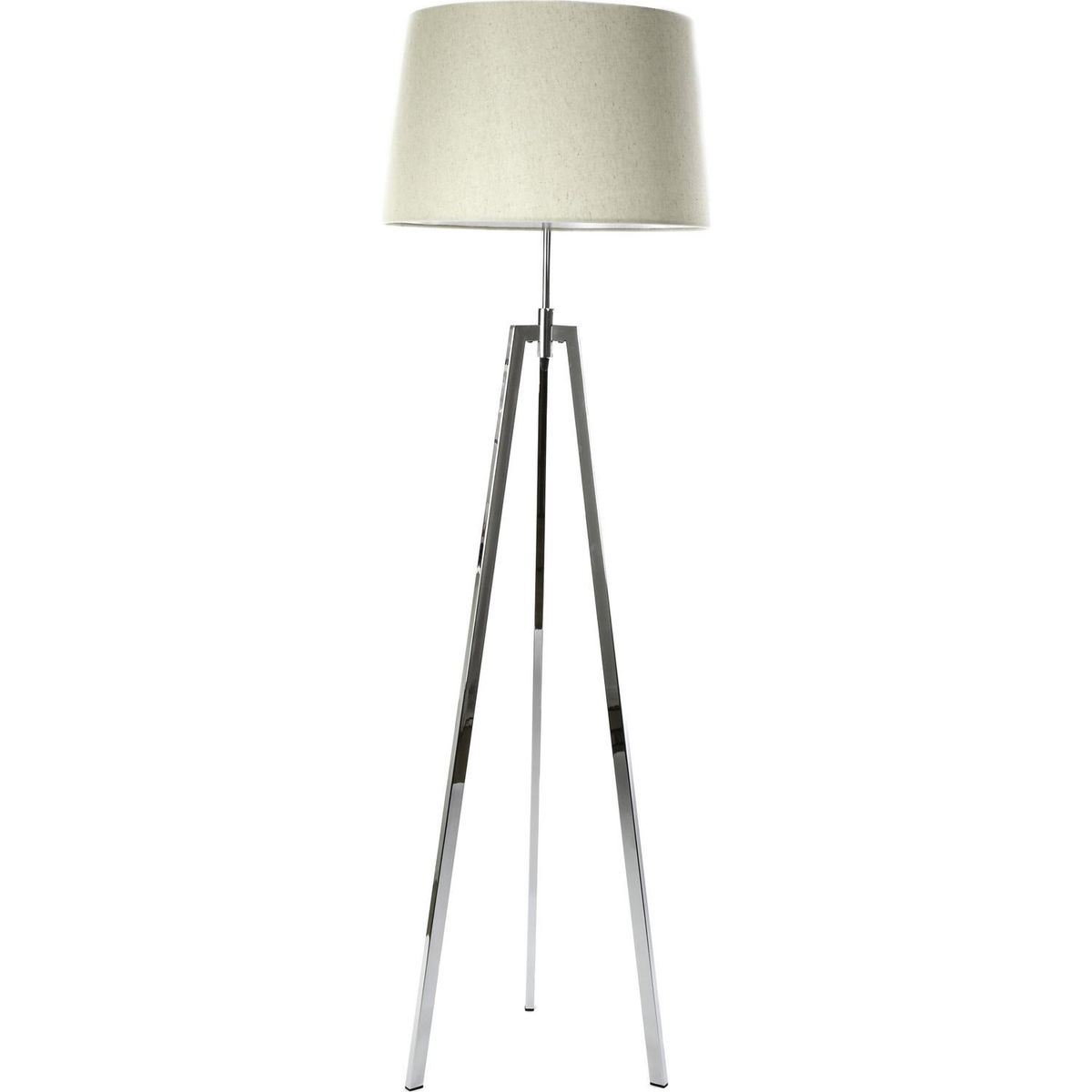 DISEÑO 3 - Lámpara de Pie Treo Cromo Gris 50x170 cm