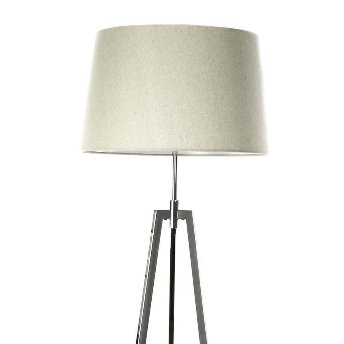 DISEÑO 3 - Lámpara de Pie Treo Cromo Gris 50x170 cm