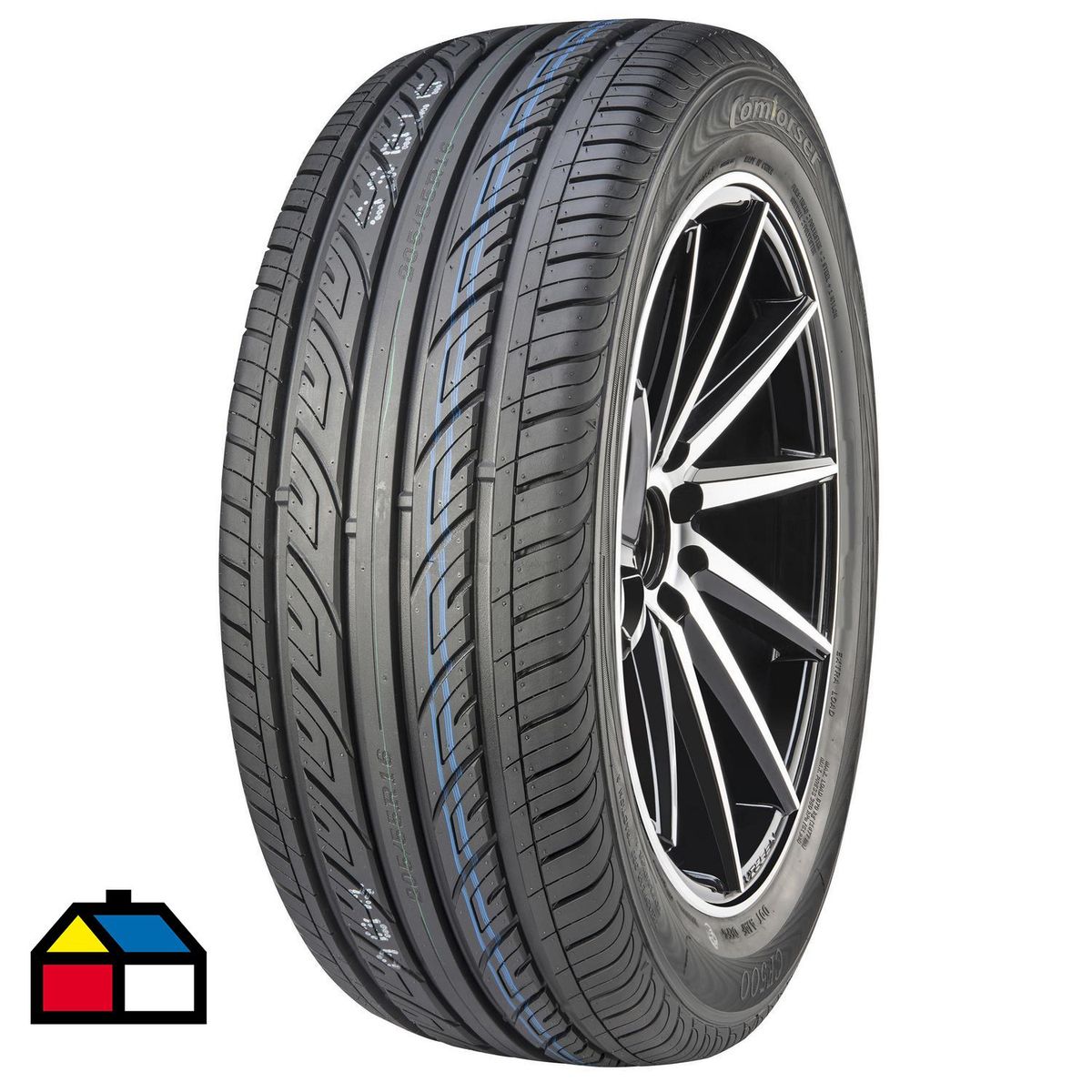 COMFORSER - Neumático para auto 195/50 R16