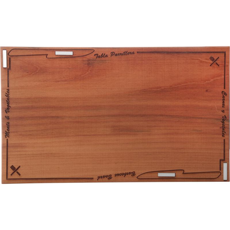 DECOLIMITE - Tabla para picar madera raulí 50x24 cm, con imanes incrustados