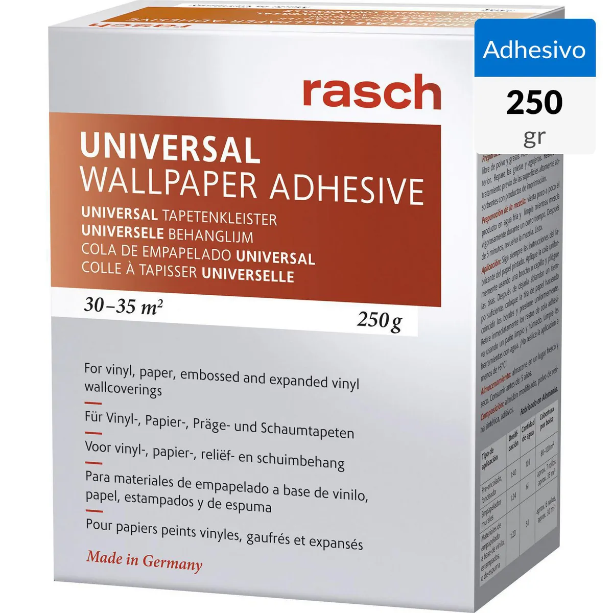 RASCH - Adhesivo para papel mural universal Rasch 250 gr
