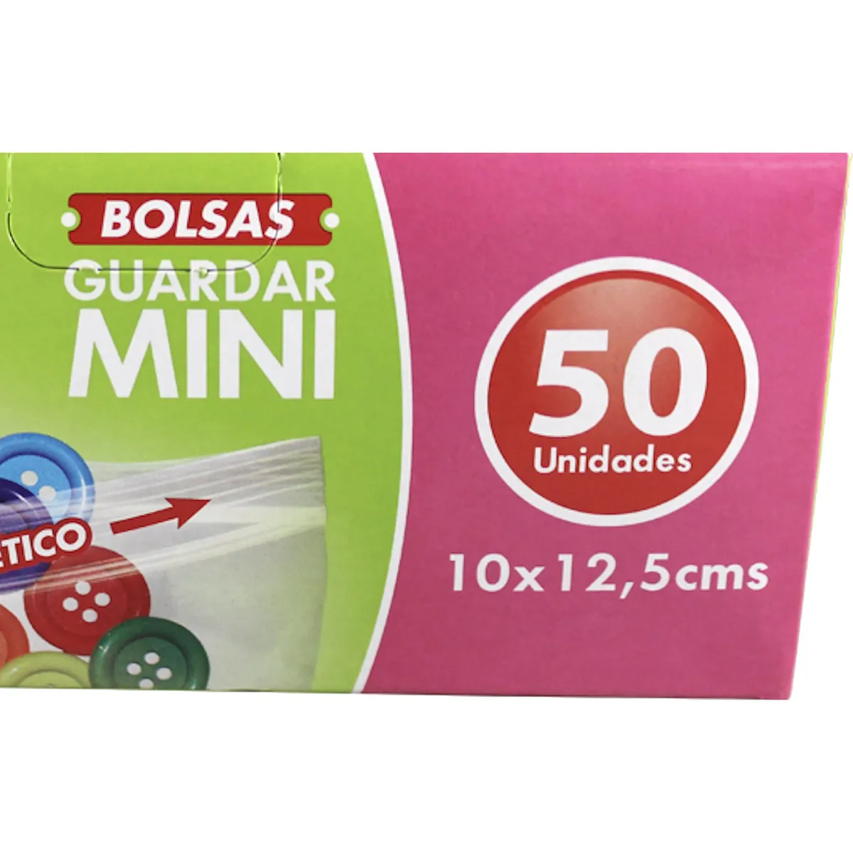 EUROPLAS - Pack De 50 Bolsas Herméticas Mini Europlas Transparentes Plásticas