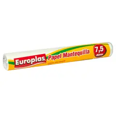 EUROPLAS - Papel mantequilla 7,5 m