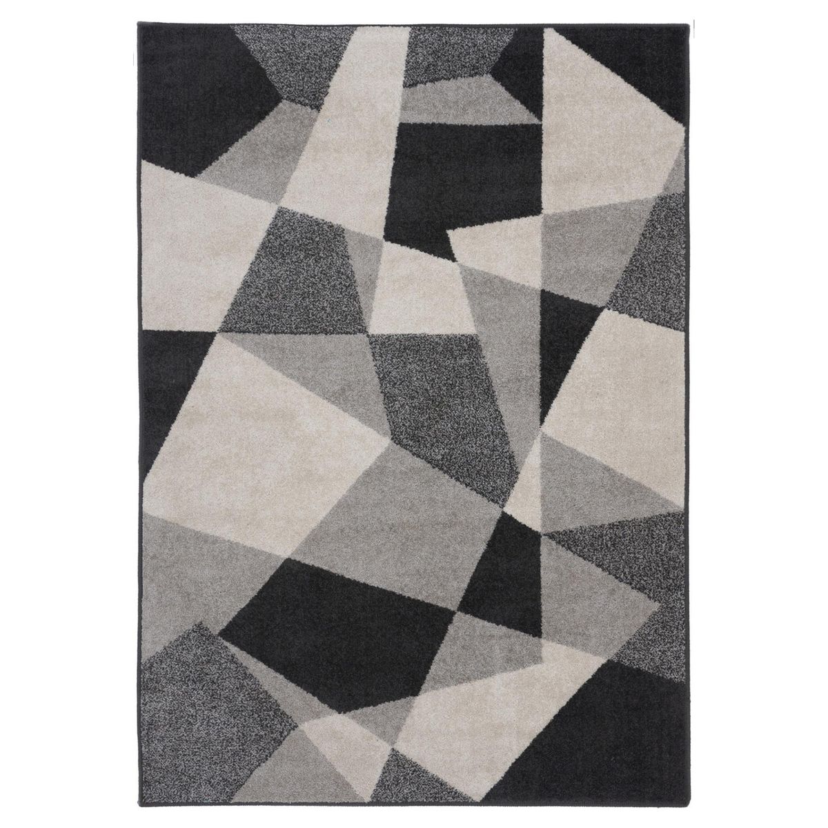 JUST HOME COLLECTION - Alfombra Lotto Blocks 133x190 cm Polipropileno Gris