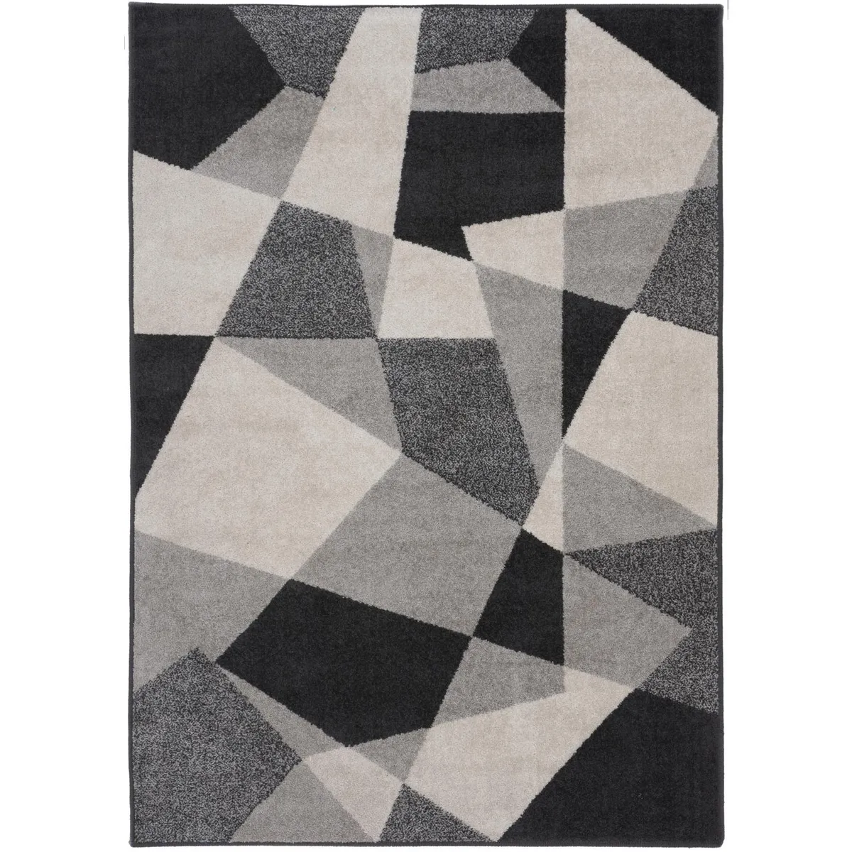 JUST HOME COLLECTION - Alfombra Lotto Blocks 160x235 cm Gris