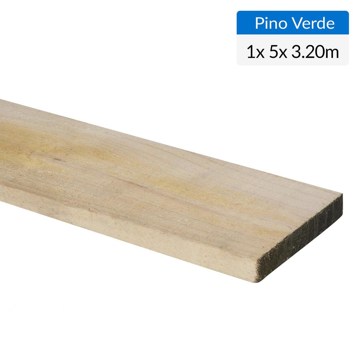 GENERICO - Pino Dimensionado Verde 1x5 3,2 m