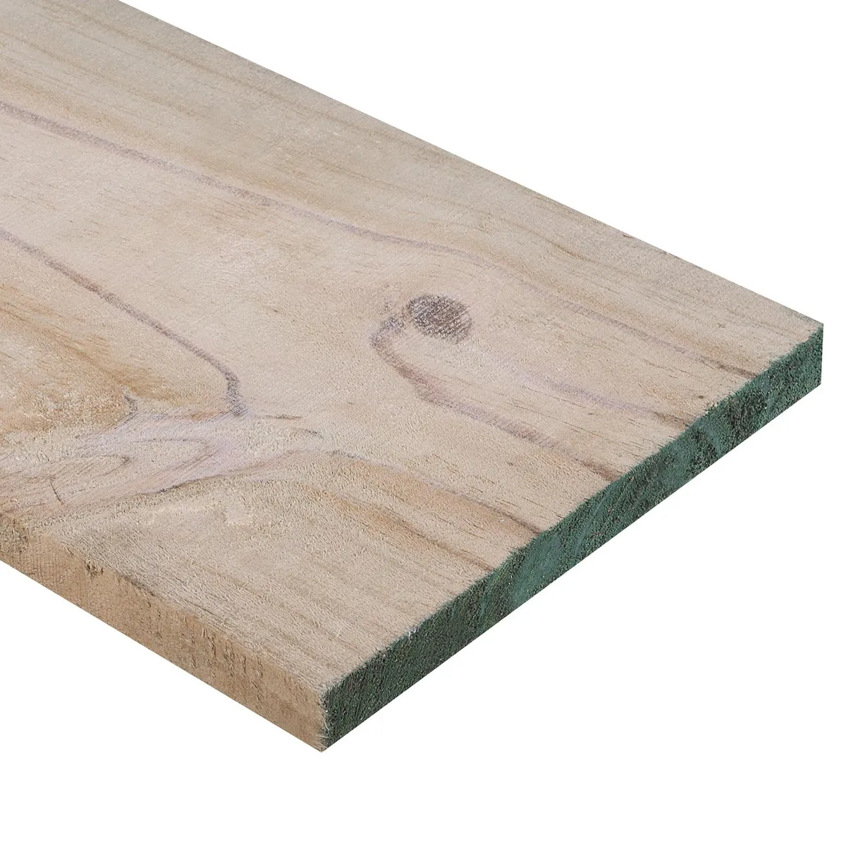 GENERICO - Pino Dimensionado Verde 1x8 3,2 m