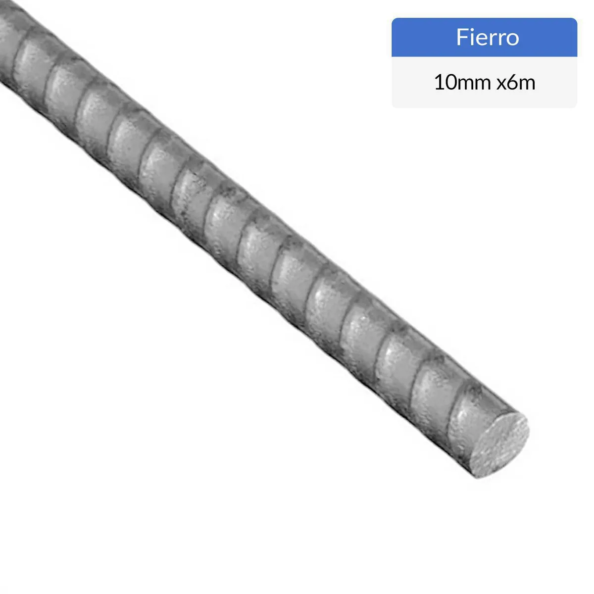 GENERICO - Fierro A-63 10x10 mm 6 m