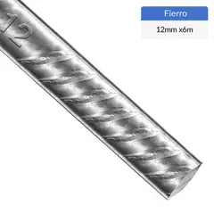 GENERICO - Fierro A-63 12x12 mm 6 m