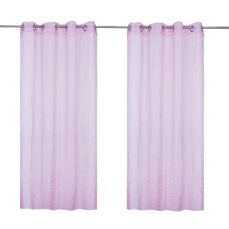 JUST HOME COLLECTION - Velo pompom 140x220 cm rosa
