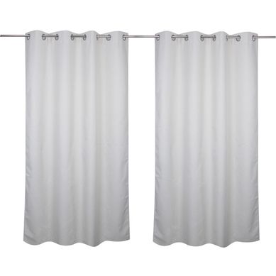 Cortina Tela 140x220 cm Jacquard Blanco