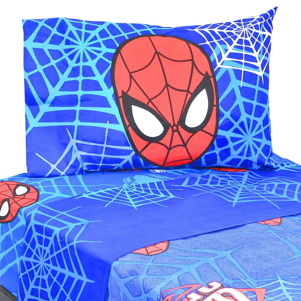 ZAGTOON - Sabana multicolor spiderman 1,5 plaza