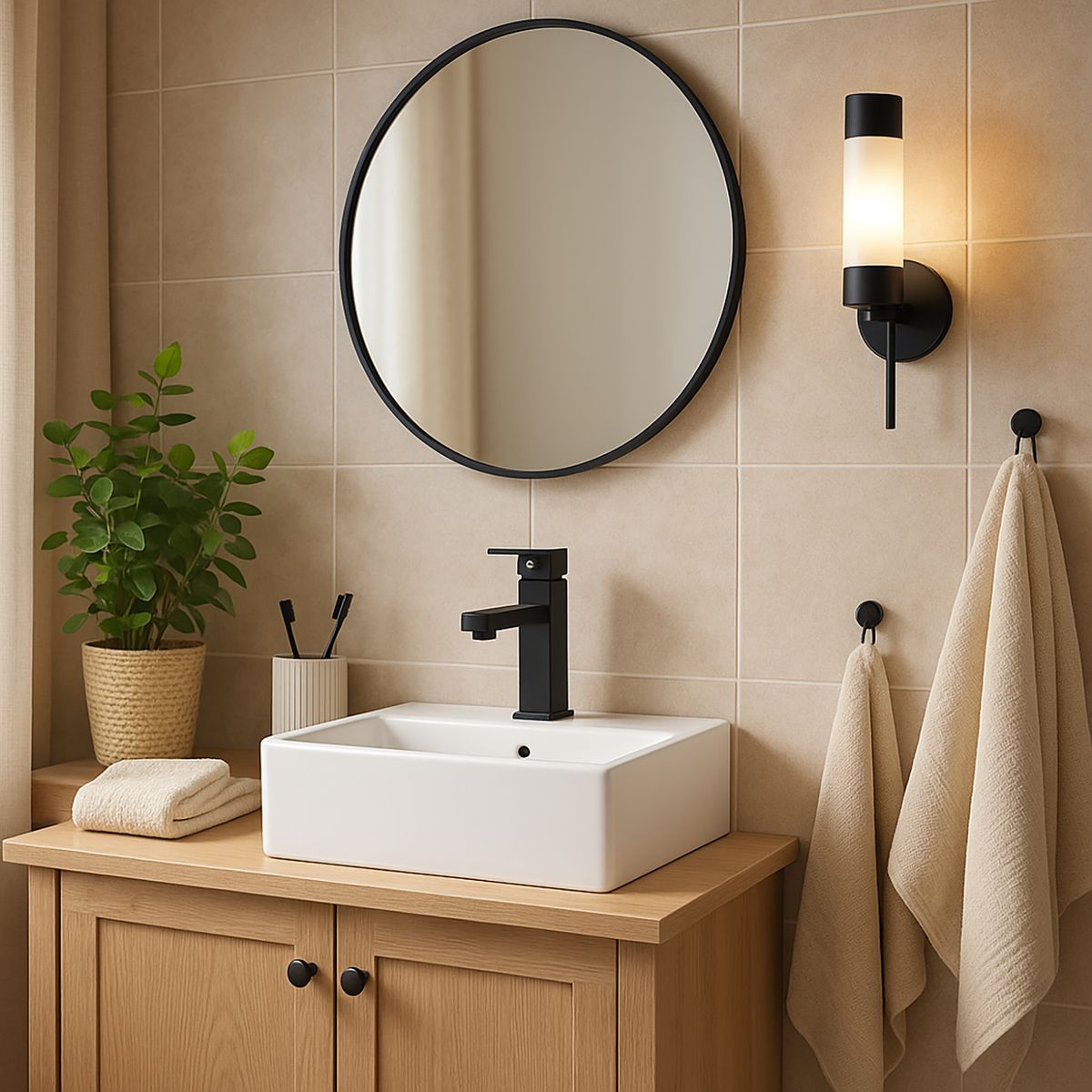 DOMSA - Lavamanos Sobrepuesto Forma Rectangular Loza 33x11.5x29 cm Blanco