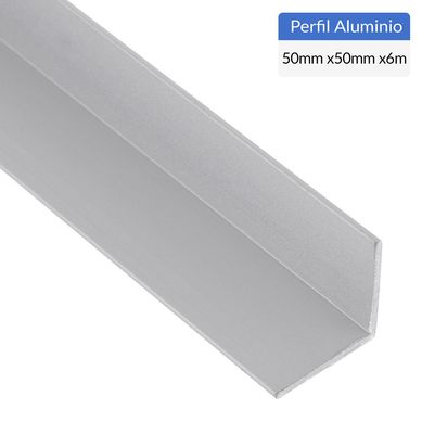 ngulo Gris Aluminio 50x1.5 mm 6 m