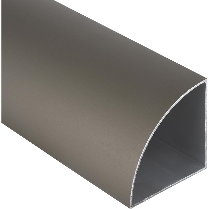 SUPERFIL - Esquinero Gris Aluminio 75x75x1,2 mm 5,8 m