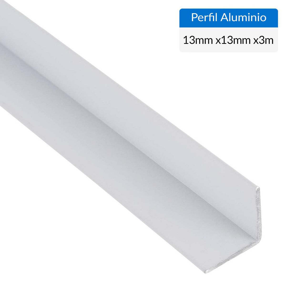 SUPERFIL - Ángulo Blanco Aluminio 13x13x1,2 mm 3 m