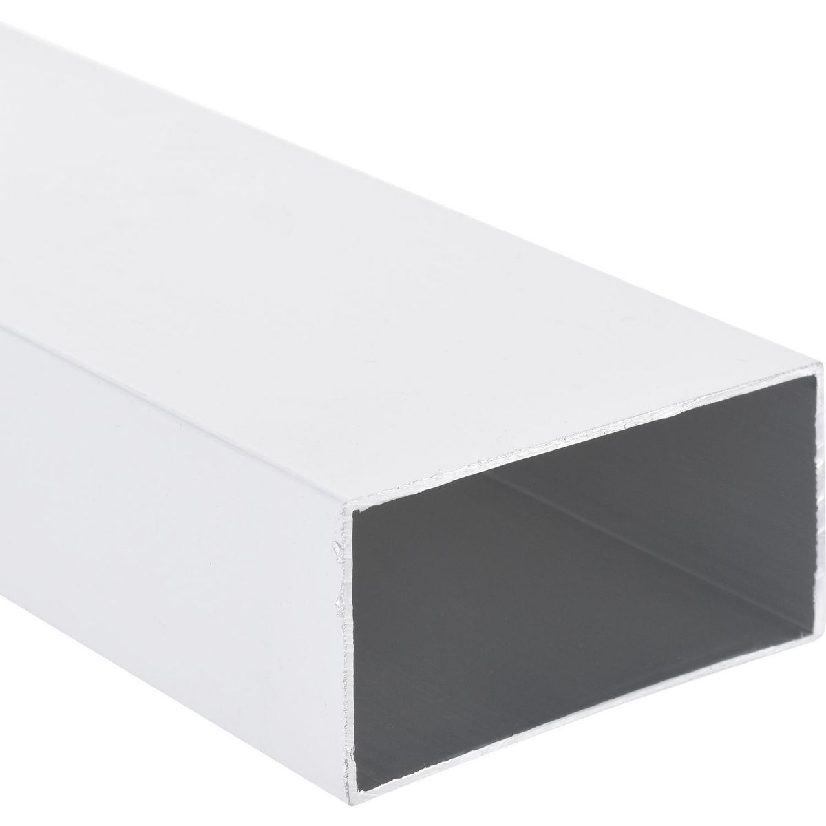 SUPERFIL - Perfil Tubular Blanco Aluminio 40x80x1,2 mm 3 m