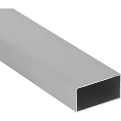 SUPERFIL - Perfil Tubular Gris Aluminio 40x80x1,2 mm 3 m