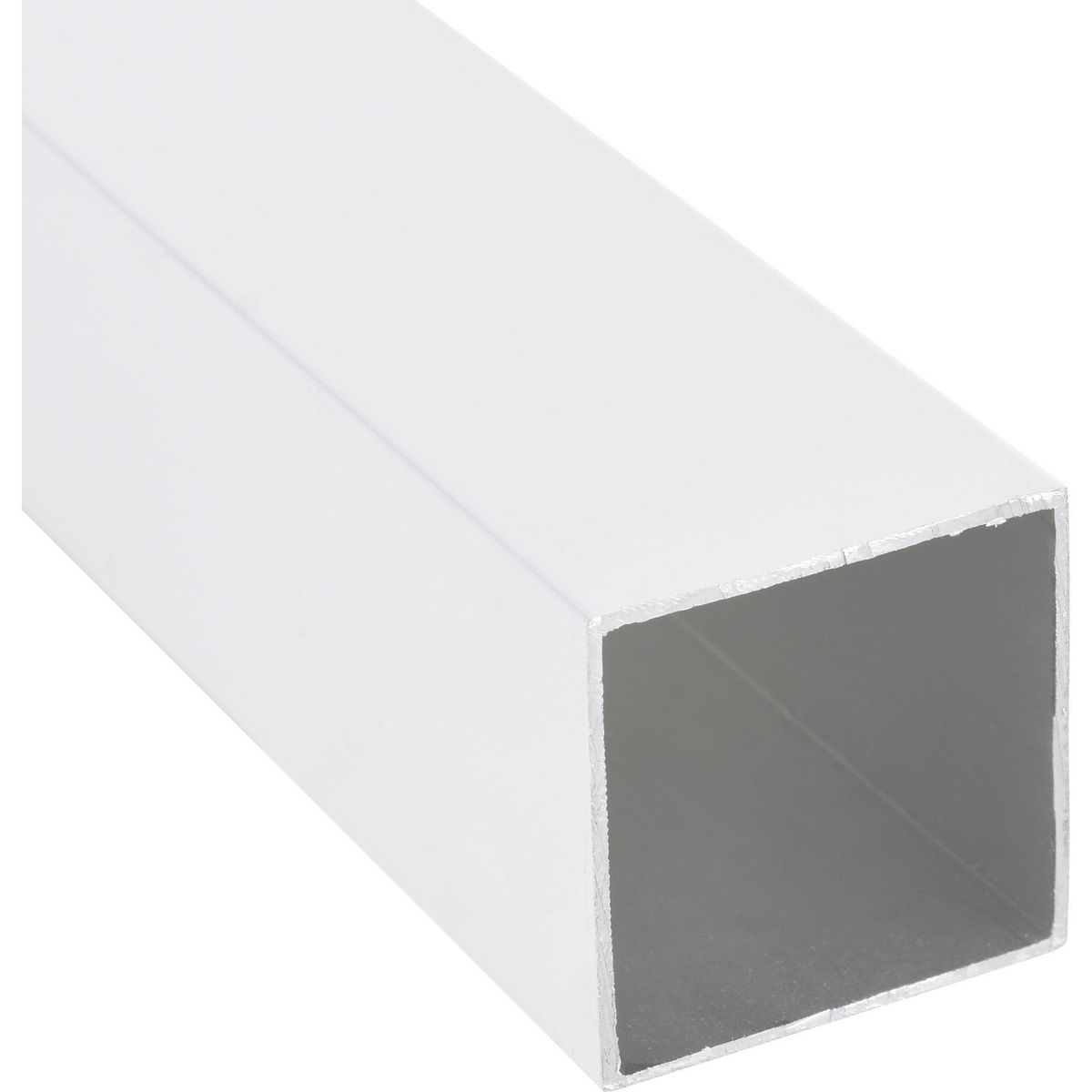 SUPERFIL - Perfil Tubular Blanco Aluminio 25x25x1 mm 6 m