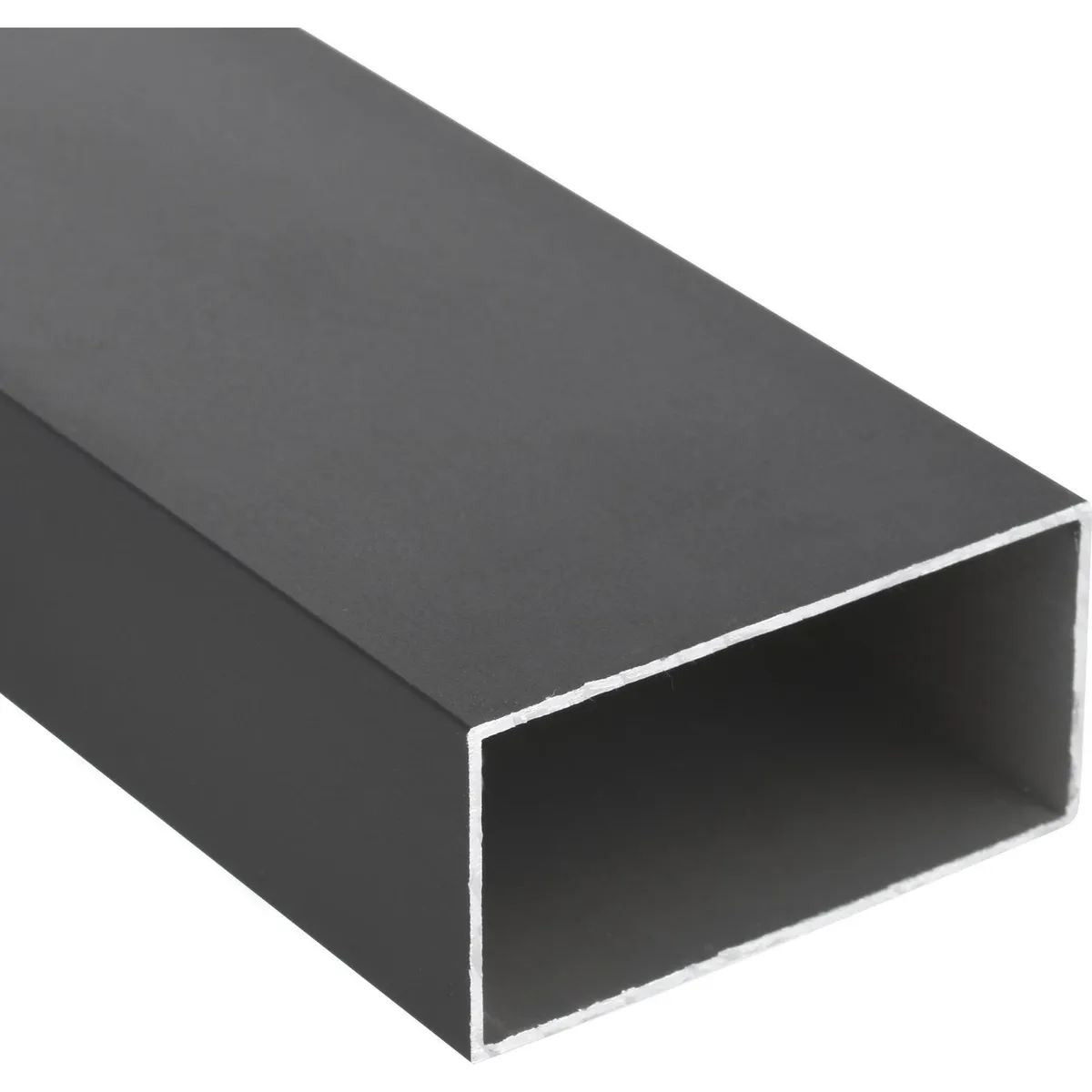 Perfil Tubular Negro Aluminio 40x80x1,2 mm 6 m, marca SUPERFIL - Foto 2