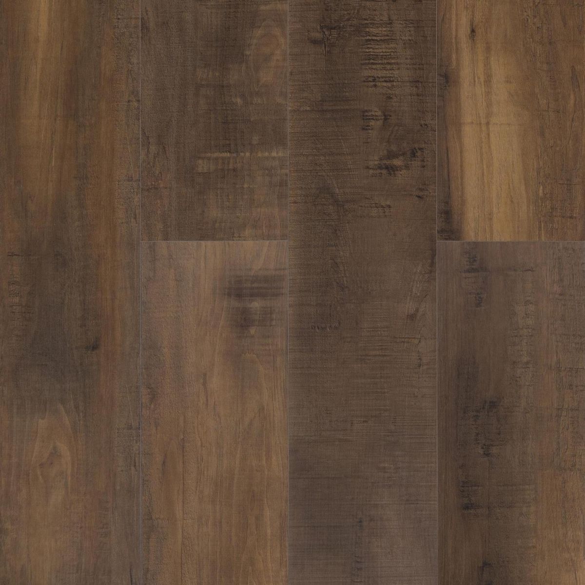 HOLZTEK - Piso SPC 4 mm 18x124 cm Hickory Brown Café. 2.2 m2