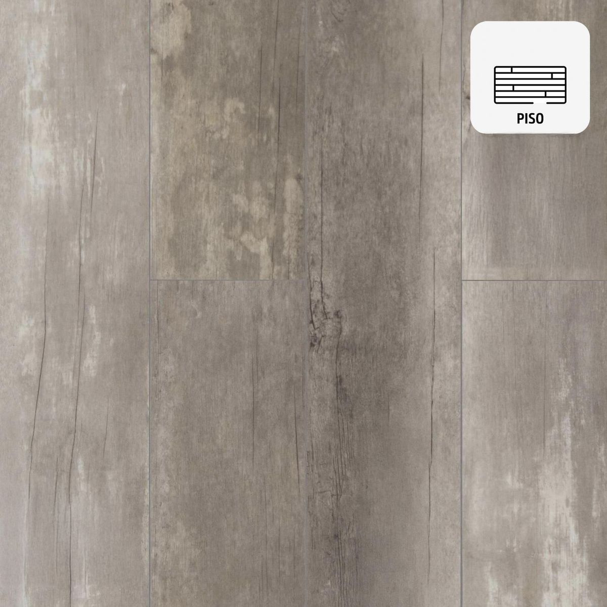 HOLZTEK - SPC 4 mm 18x124 cm Walnut Gray Gris. 2.2 m2
