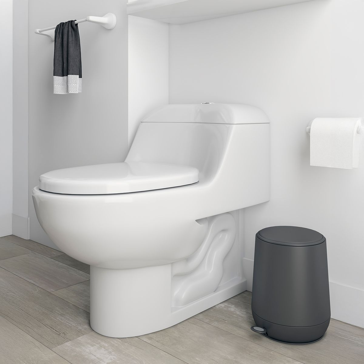 HOLZTEK - SPC 4 mm 18x124 cm Walnut Gray Gris. 2.2 m2