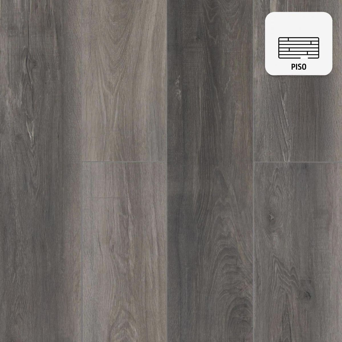 HOLZTEK - SPC 4 mm 18x122 cm Oak Grey Gris. 2.2 m2