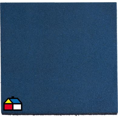 Palmeta caucho 50x50x2.5 cm azul