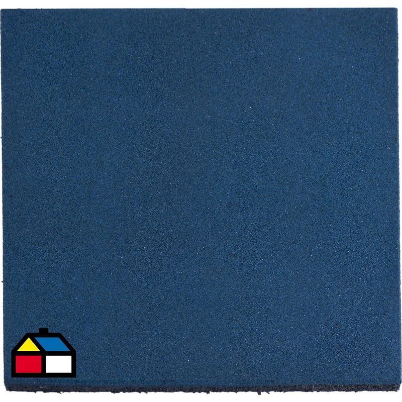 PLAYPLAZA - Palmeta caucho 50x50x2.5 cm azul