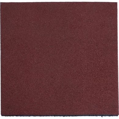 Palmeta caucho 50x50x2.5 cm rojo