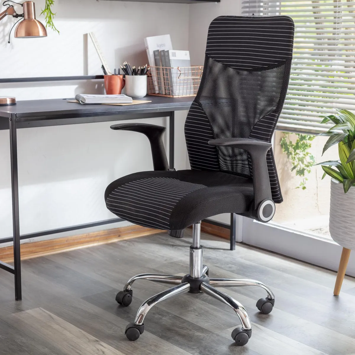 JUST HOME COLLECTION - Silla Escritorio Capricornio Negro