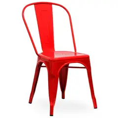 JUST HOME COLLECTION - Silla Tolix Roja 84x45x53 cm