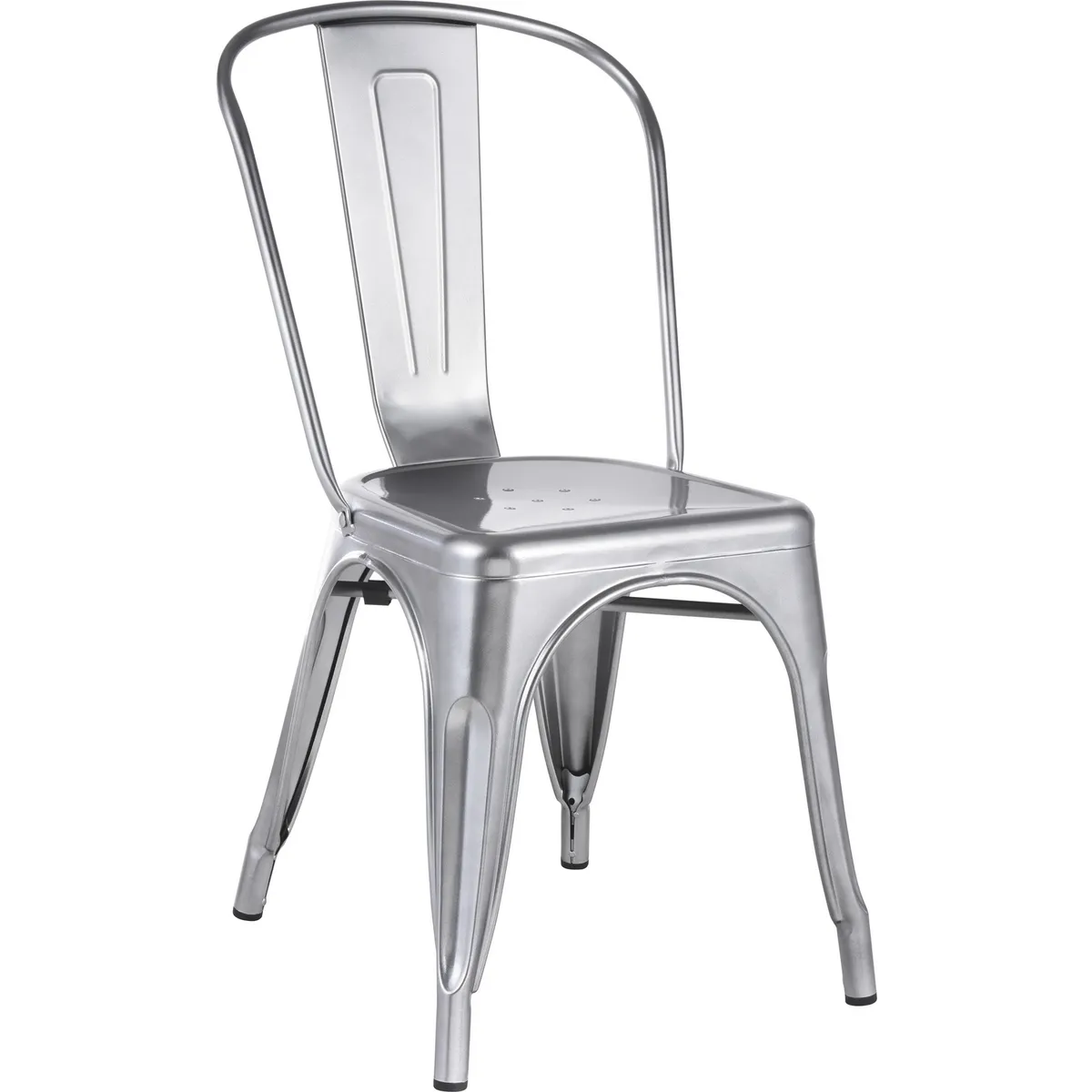 JUST HOME COLLECTION - Silla Tolix Plata 83.5x45x53 cm
