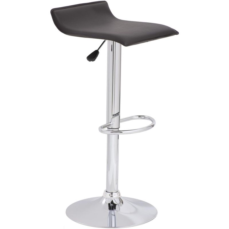 JUST HOME COLLECTION - Silla Bar Enzo Chocolate 65.5x38x40.5 cm