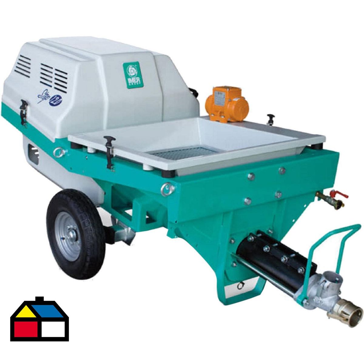 DEPER - Revocadora para morteros 120 Litros 4.8 kW STEP 120 TRIFASICA