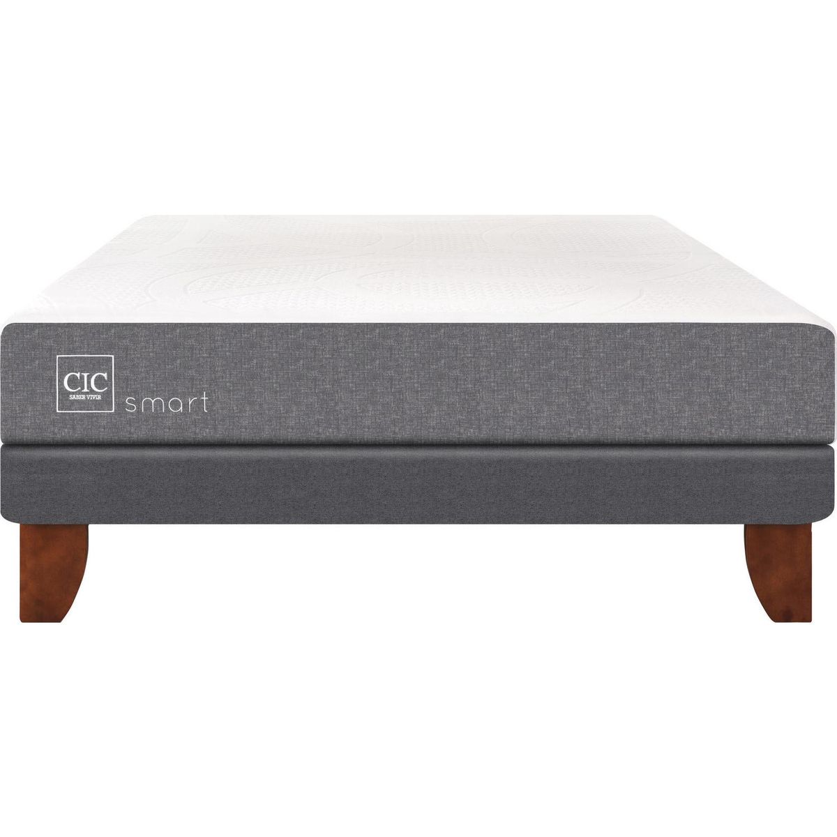 CIC - Cama 2 plazas Europea Smart Gris