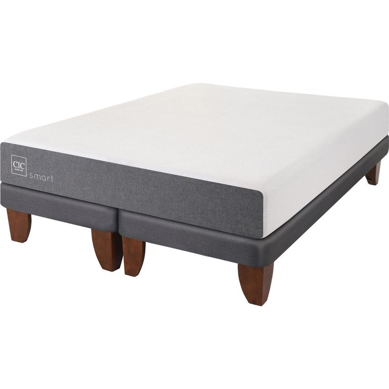 Cama 2 plazas Europea Smart Gris