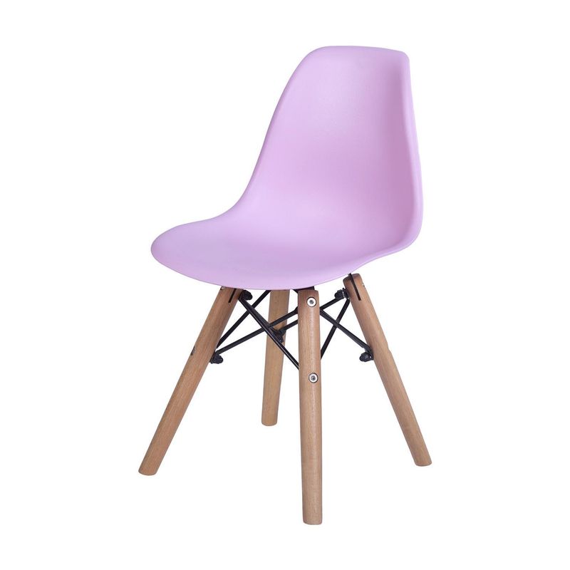 WHITE MARKET - Set de 2 sillas Kids Rosado 60x35x30 cm