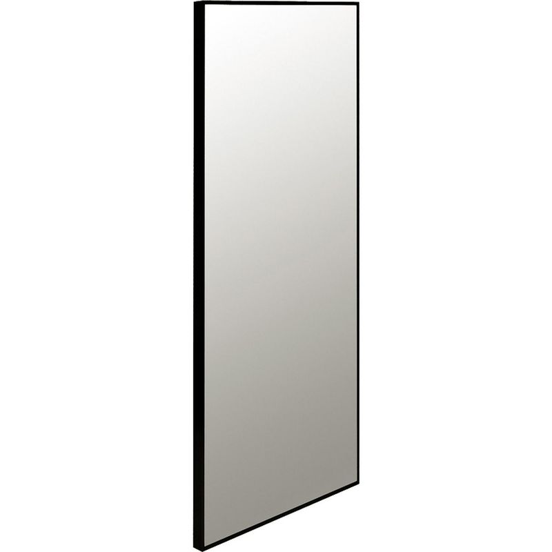 VGO - Espejo marco negro 30x120 cm