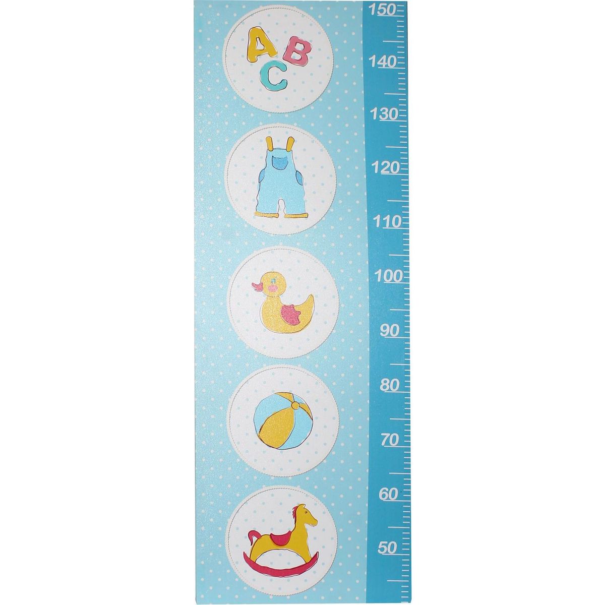 VGO - Canvas infantil 40x113 cm azul