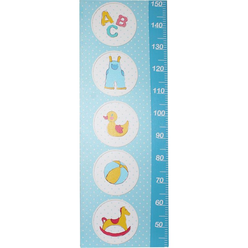 VGO - Canvas infantil 40x113 cm azul