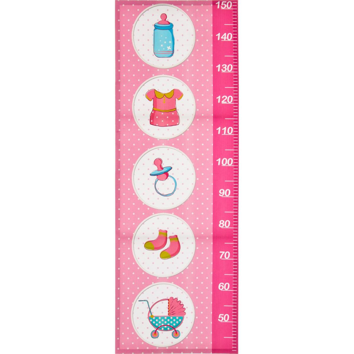 VGO - Canvas infantil 40x113 cm rosado