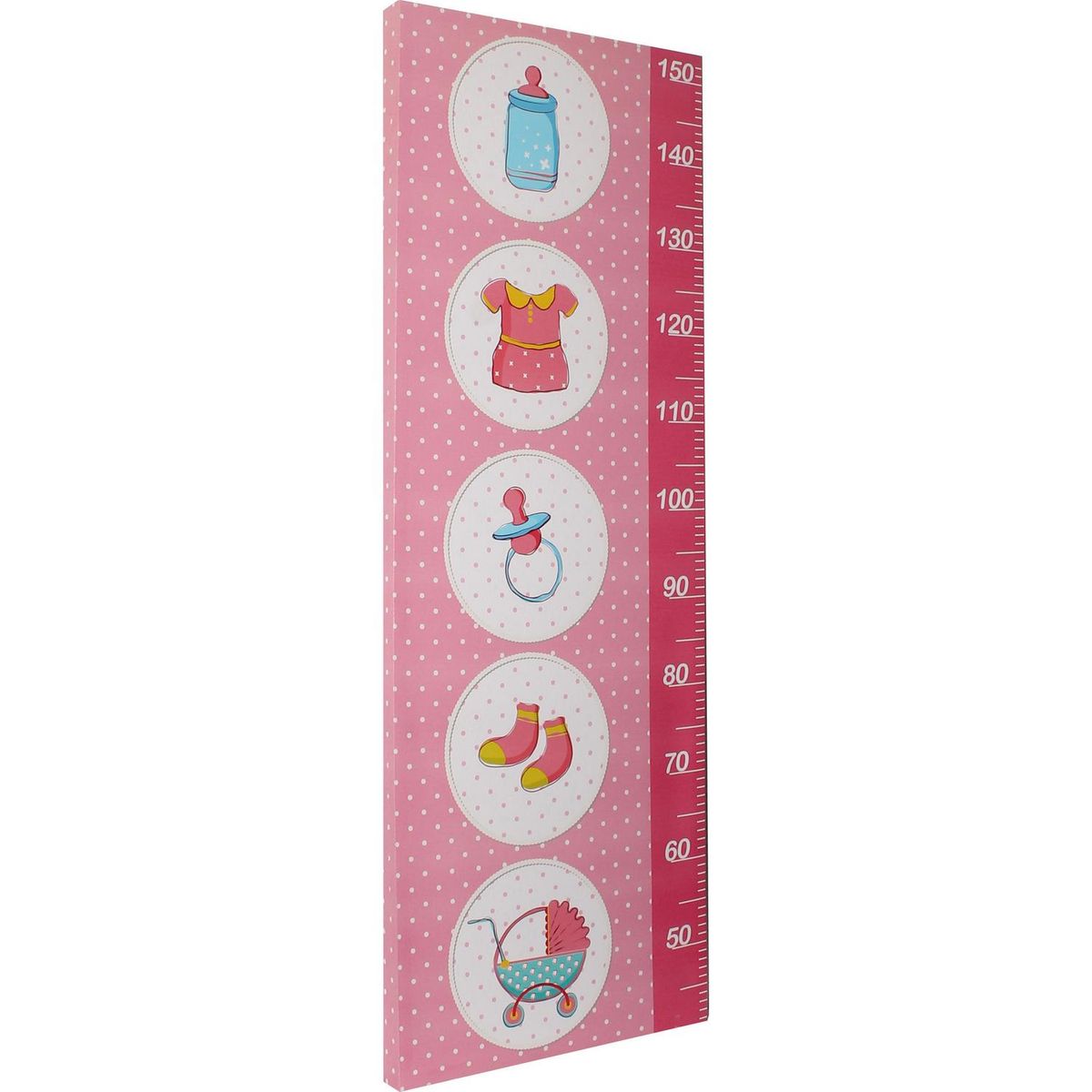 VGO - Canvas infantil 40x113 cm rosado