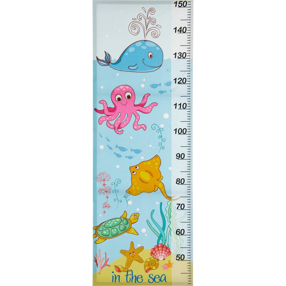 VGO - Canvas infantil 40x113 cm mundo marino