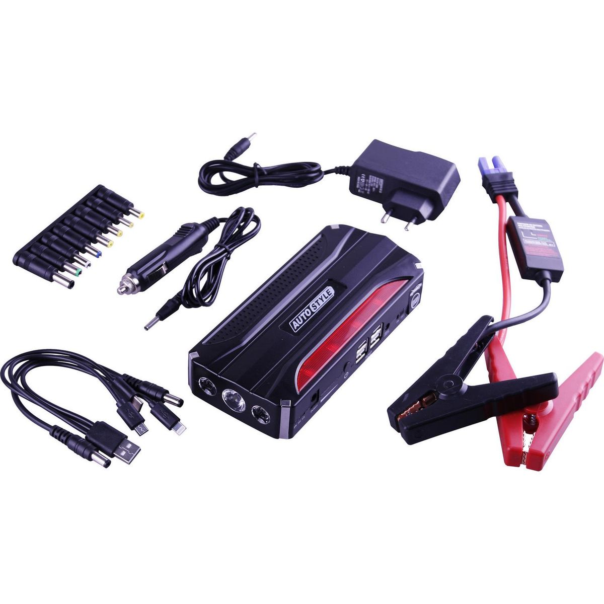 AUTOSTYLE - Partidor de Batería Autostyle 14000mah 12v para Auto y Dispositivos