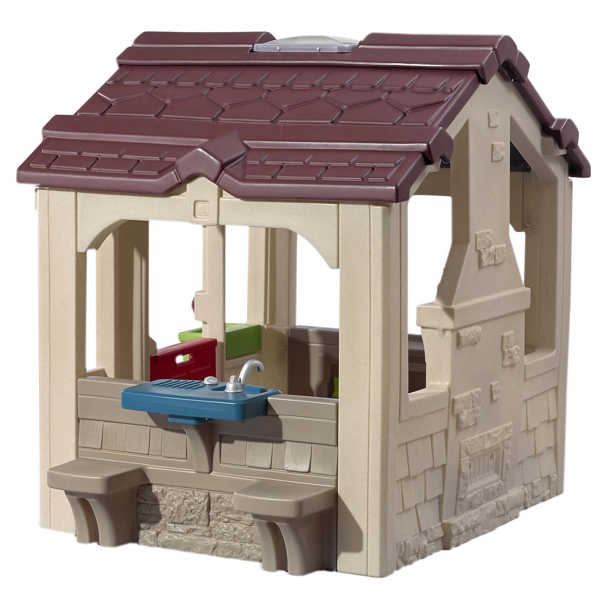 STEP 2 - Casa de Juego Encanto 149x147x127 cm Beige/Marron