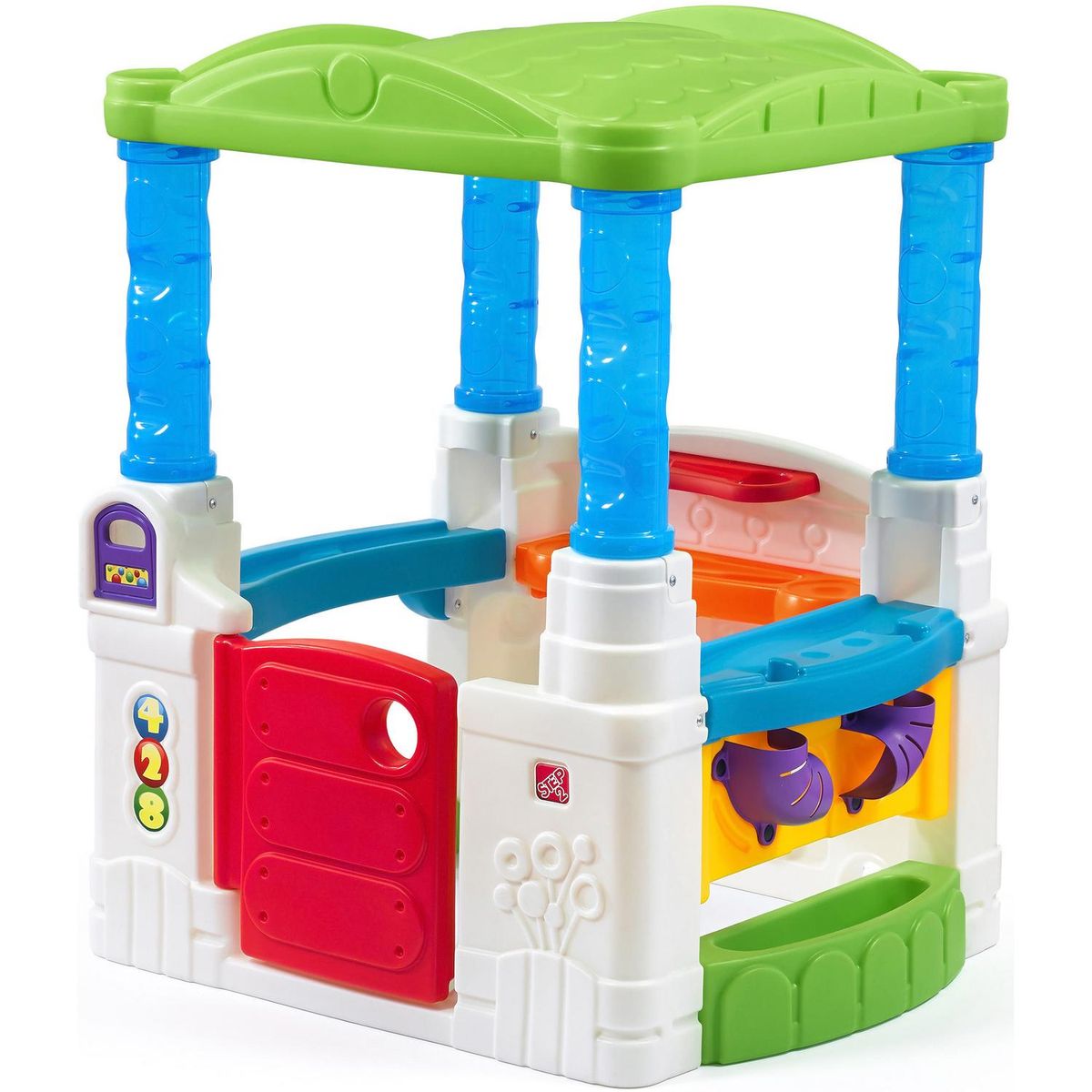 STEP 2 - Casa de Juego Pelotero 102x109x76 cm Beige/Verde