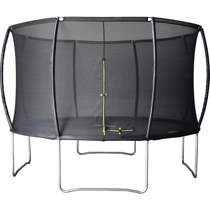 TALBOT - Cama Elástica y Malla Protección 366x256x366 cm Negro